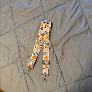 Floral Patterned Crossbody Bag Strap